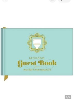 New Bathroom Accessories Bathroom Guest Book Mint Green Gift Wedding
Birthday